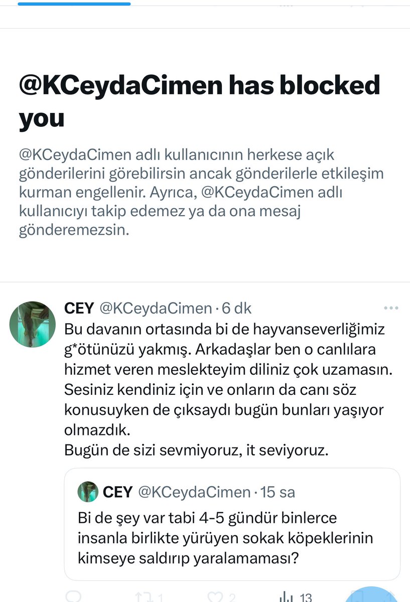 Bunlar komple hasta! 
Güvenli veterinerhane ortamında değil de götün yiyorsa ormanda çete ile karşılaş bakalım ne oluyor o zaman