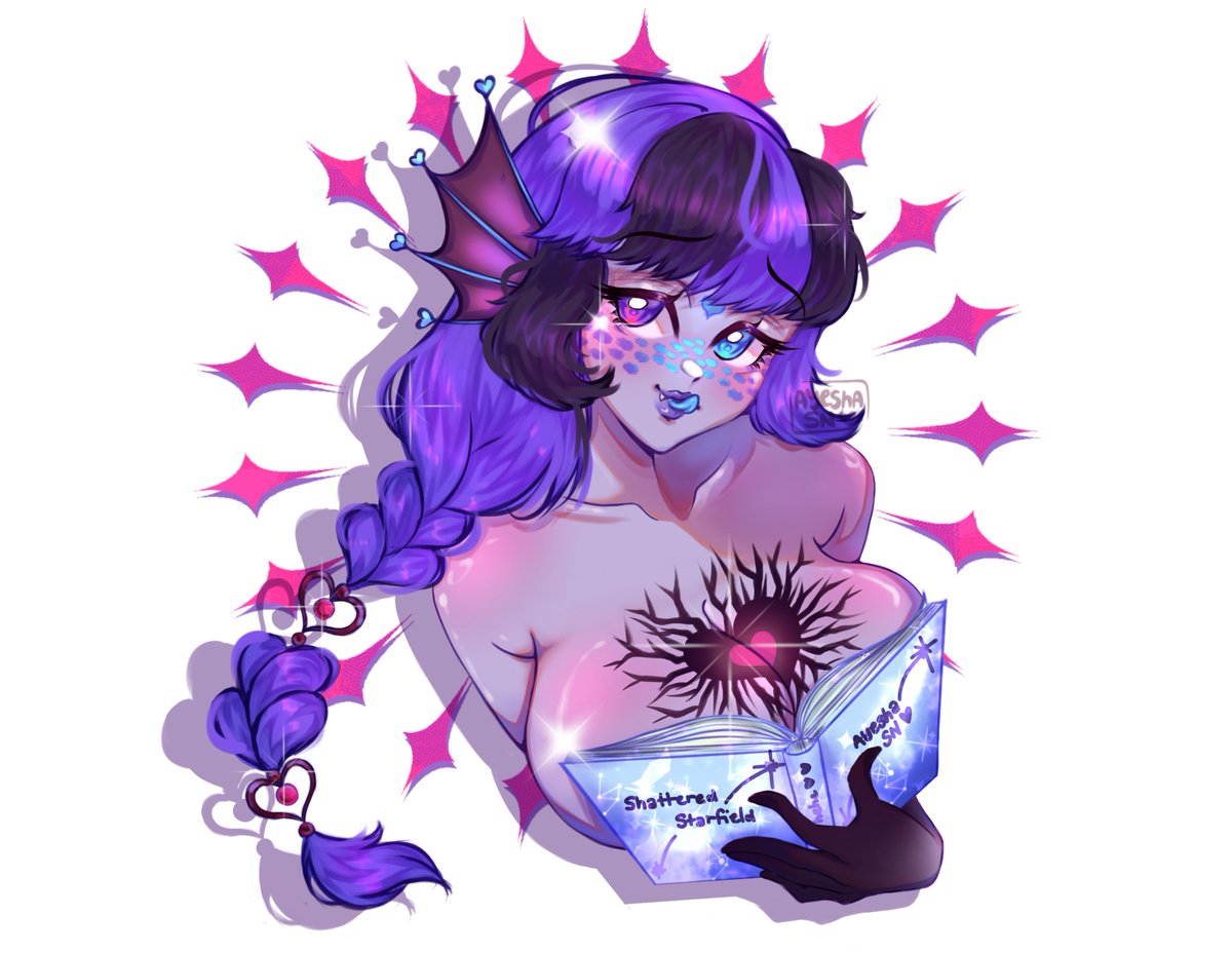 Here is my take on the Booba Book trend going on! YCH commissions are open link in comments 👀❤️ show some love! 
rts appreciated
 #sirensketches #booba #ych