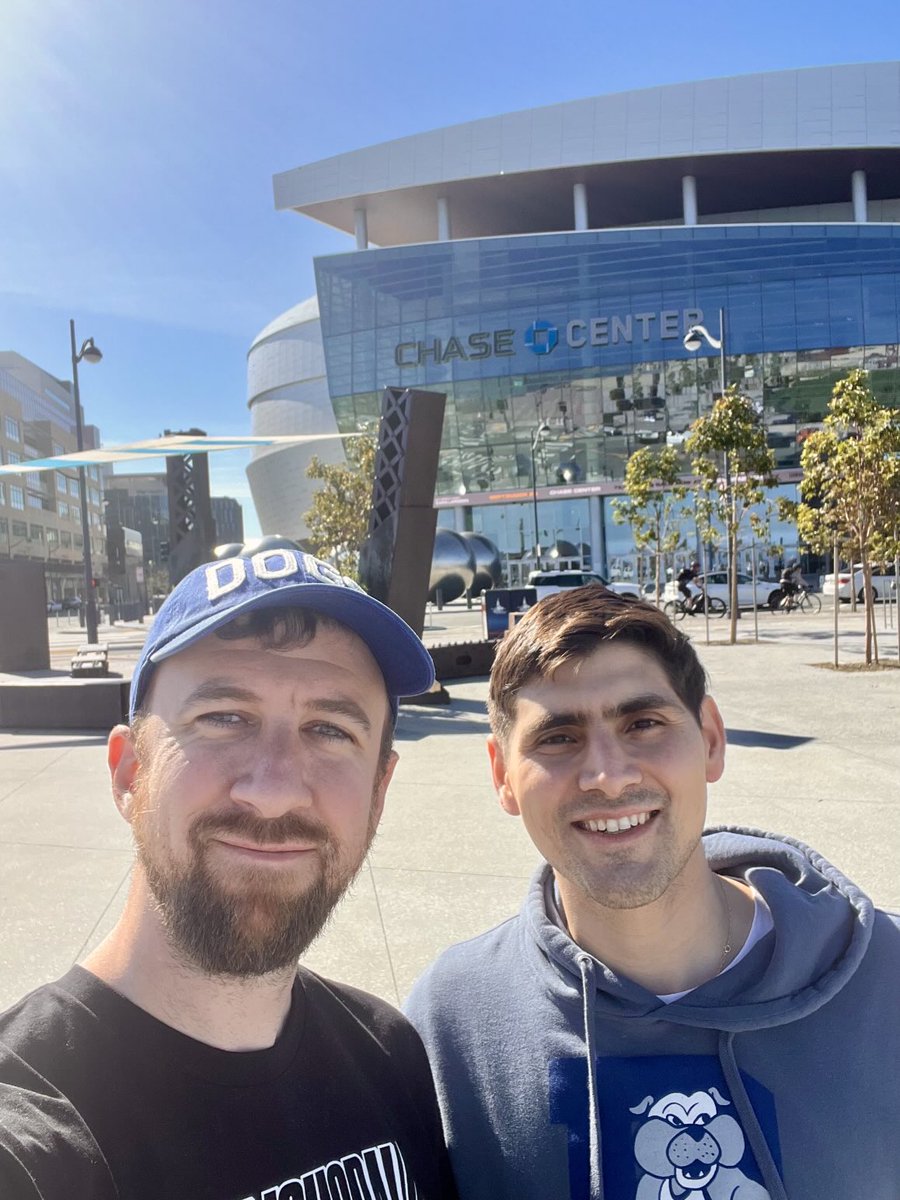 TuckerV03's tweet photo. The DBP thought it only fitting to travel to the site of our almost Sweet 16 for ⁦@CoachMcCollum⁩ Watch. Will Mac remain our fearless leader or is he gone. #ForeverDogs ⁦@etzama22⁩ https://t.co/IYkErRhSbV