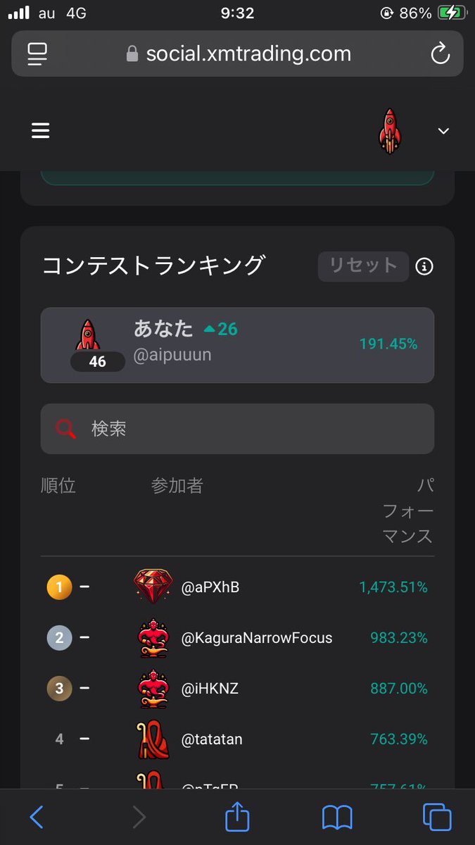 理想は20位以内🚀

#XM
