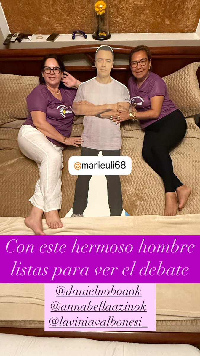 La comunidad de mujeres manabitas “COMÚN” apoyando a nuestro presidente  <a href="/DanielNoboaOk/">Daniel Noboa Azin</a> <a href="/AnabellaAzin/">Anabella Azin</a> <a href="/Laviniavalbone3/">Laviniavalbonesi_</a> <a href="/MinGobiernoEc/">Ministerio de Gobierno Ecuador</a>