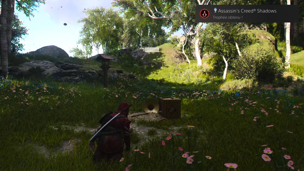 Platine d’#AssassinsCreedShadows 

43 heures en tout, pas le meilleur Assassin’s Creed mais pas le pire, la vidéo arrive Samedi ou Dimanche 💪