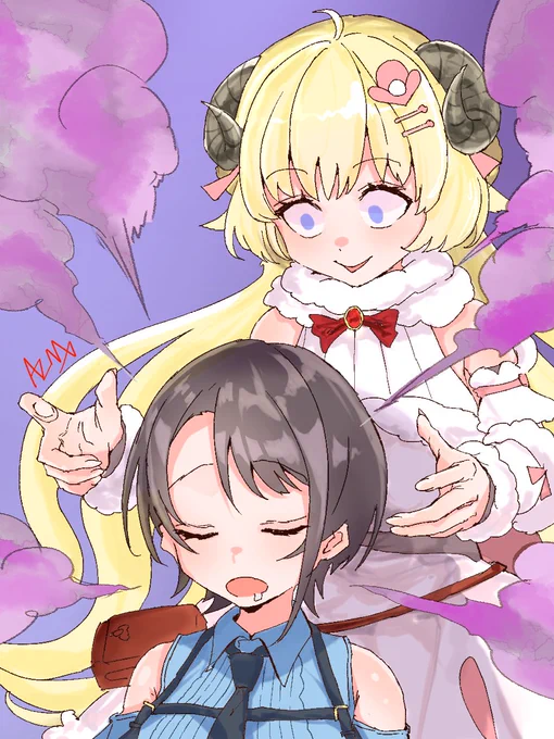 #プロテインザスバル  #つのまきあーとすばるちゃんを寝かせるわためぇ 