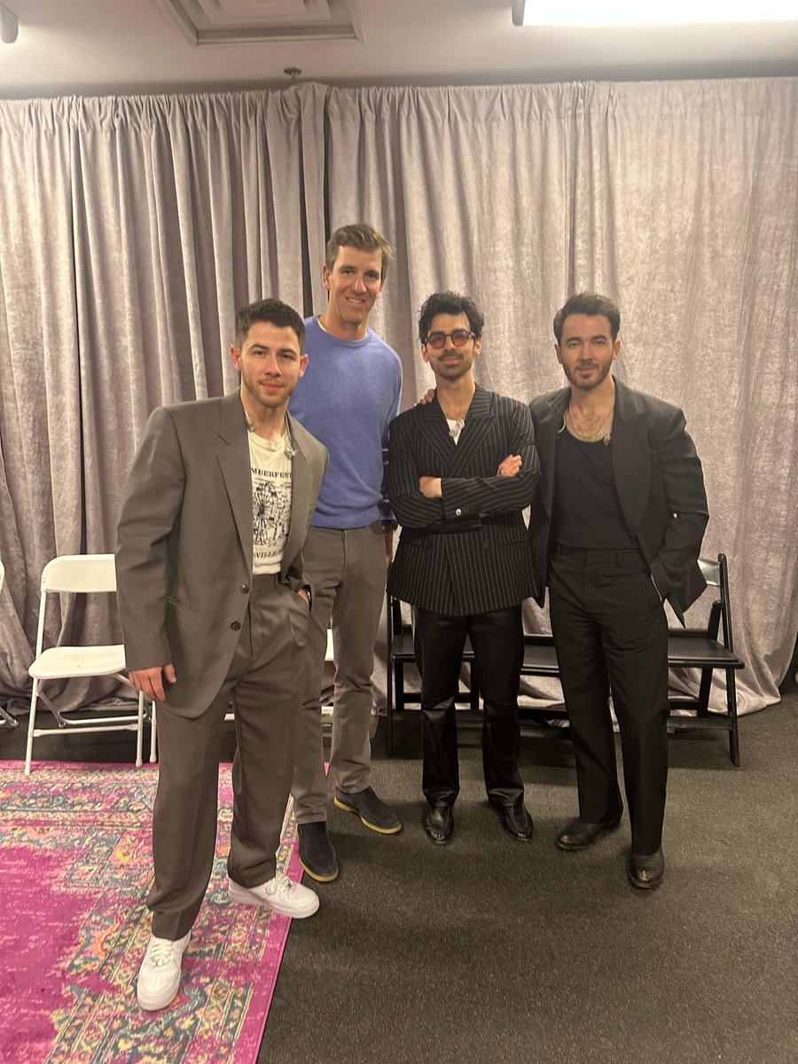 Sorry Peyton and Coop, I’m now officially part of the JoBros.