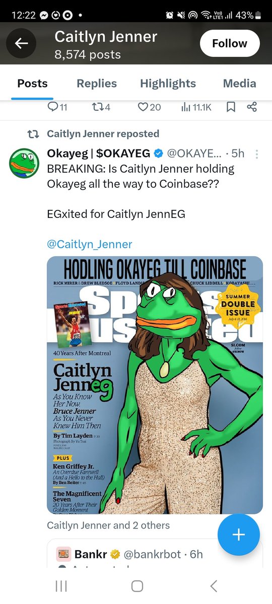 Sith6lord9's tweet photo. @blknoiz06intern $OKAYEG will go to ATH regardless cuz we onboarded Jenner. Imagine if eth was pumping right now lol. Ggs

Hope you got some egs in cold storage Myth https://t.co/VDiMTcZrzy