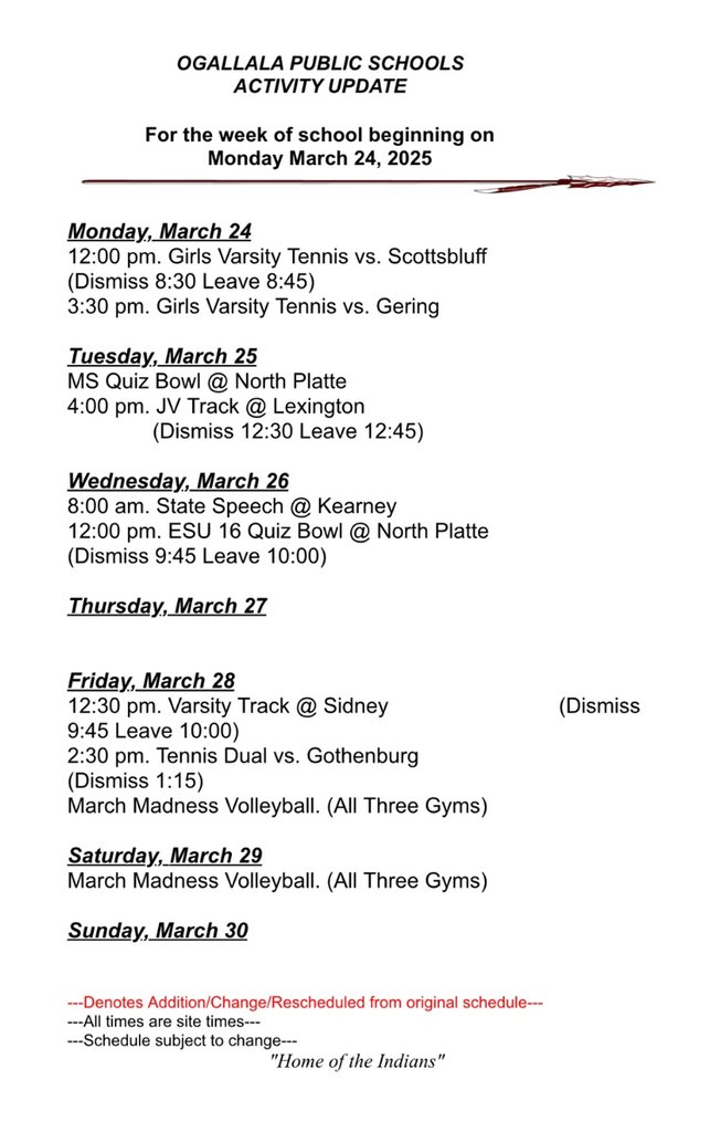 📣Activity update for the week of March 24. 
#CultureOfConfidence