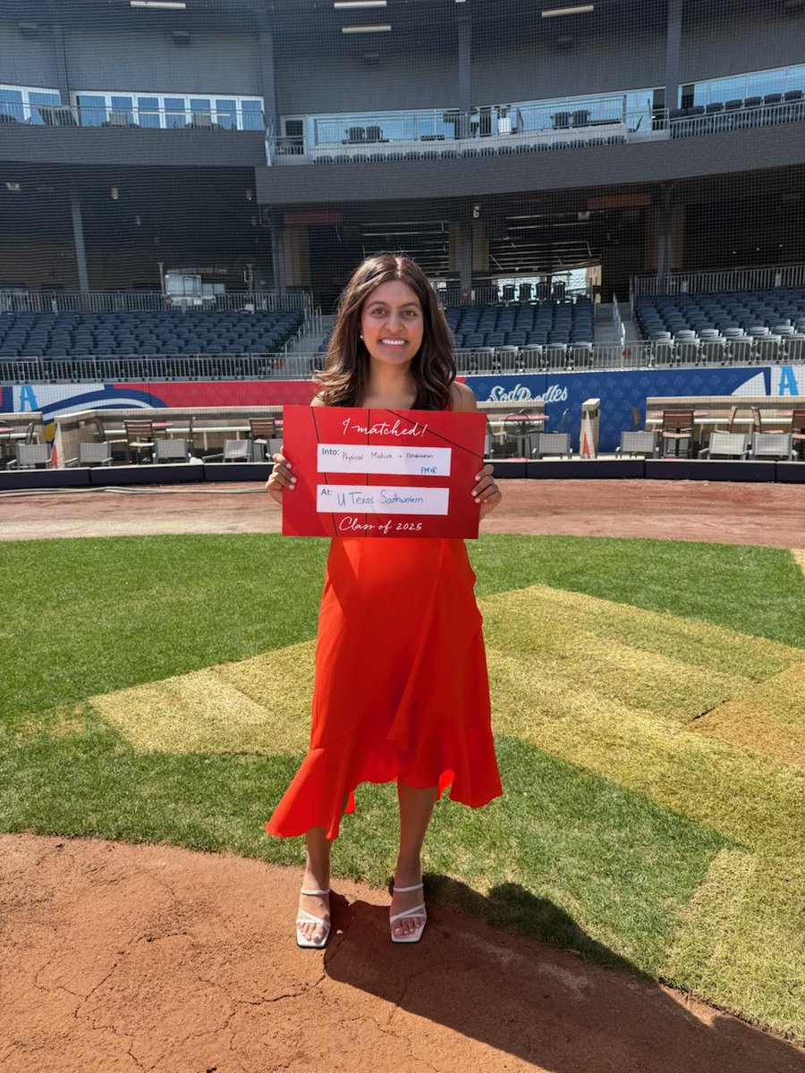 Nedha Kinnare, MS4 (@nedhakinnare) on Twitter photo So excited to be joining <a href="/UTSW_PMR/">UTSWPM&R</a> for residency! Grateful to be part of this amazing field and pumped for what lies ahead!! 😊
Special s/o to <a href="/TTUHSC/">Texas Tech University Health Sciences Center</a> for helping make dreams come true. We are lucky to have attended this amazing medical school that provides so much support! So excited to be joining <a href="/UTSW_PMR/">UTSWPM&R</a> for residency! Grateful to be part of this amazing field and pumped for what lies ahead!! 😊
Special s/o to <a href="/TTUHSC/">Texas Tech University Health Sciences Center</a> for helping make dreams come true. We are lucky to have attended this amazing medical school that provides so much support!