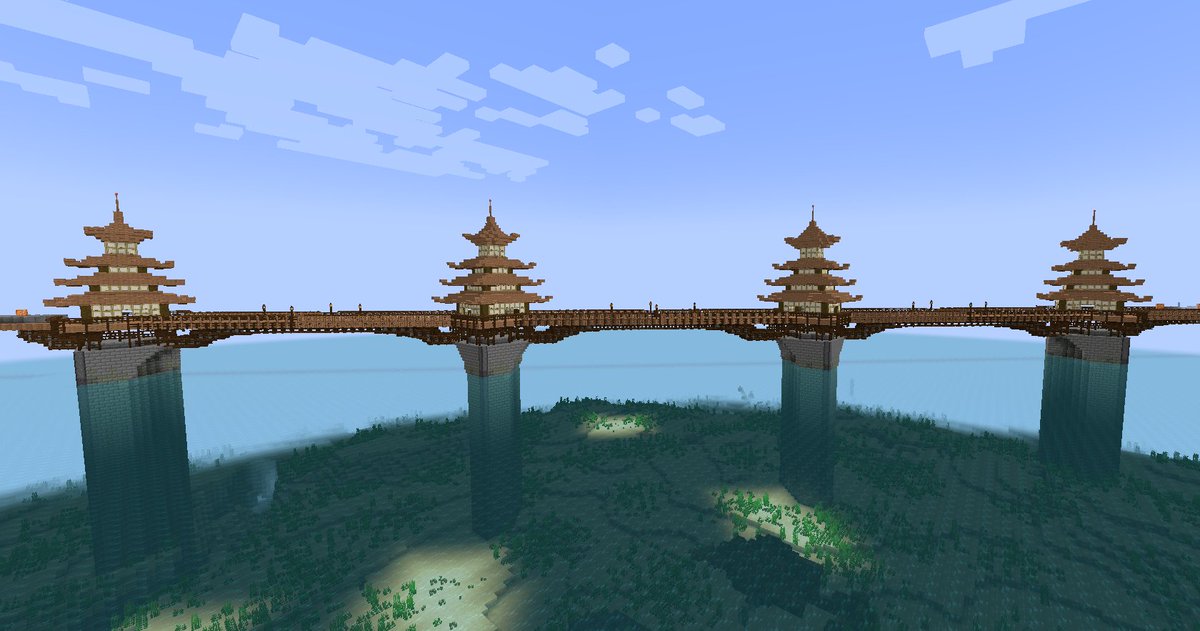 The March Eye-vent on IDIOTIC is getting ready to come to a close, and the builds around the lore are amazing. Also got some more work done on the bridge while chatting. Thanks to <a href="/calven_mc/">Calven</a> for the raid today; the herd thundered to <a href="/griffon_prime/">GriffonPrime</a> on <a href="/HalcyonHeights_/">HalcyonHeights</a> !