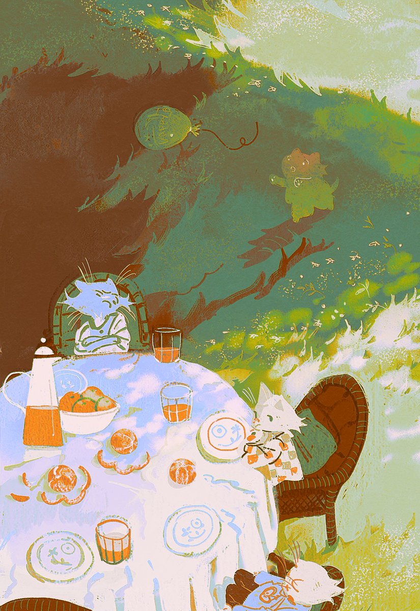 orange allergy party