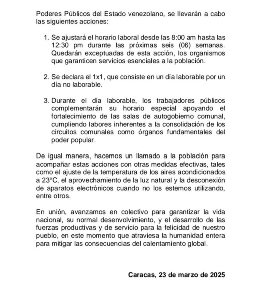 En Venezuela hay una pésima distribución de la energía eléctrica porque el chavismo:
- Mantiene funcionarios mediocres y depredadores
- No invierte en mantenimiento ni desarrollo
- Garantiza impunidad a sus corruptos

"Cambio climático" el que sufre la mamá de Tarzán 🦍