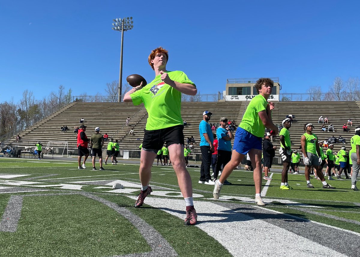 Ian Guerin (@iguerin) on Twitter photo Got an absolutely onslaught of information coming from day one of the <a href="/CoachesCombines/">Carolinas Coaches Combine</a>.  
Woodland kicked things off with a bang. 
Big ol' thank you to <a href="/Jeff_XOS/">Jeff Martin</a> for continuing to show me the ropes. 
Princeton, you're on deck. Got an absolutely onslaught of information coming from day one of the <a href="/CoachesCombines/">Carolinas Coaches Combine</a>.  
Woodland kicked things off with a bang. 
Big ol' thank you to <a href="/Jeff_XOS/">Jeff Martin</a> for continuing to show me the ropes. 
Princeton, you're on deck.