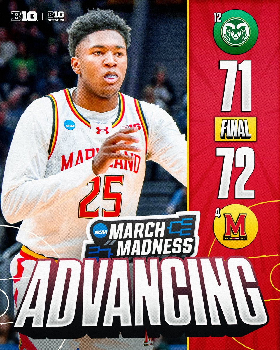 DQ’s buzzer-beater sends the Terps to the Sweet 16 🙌

#B1GMBBall x #MarchMadness