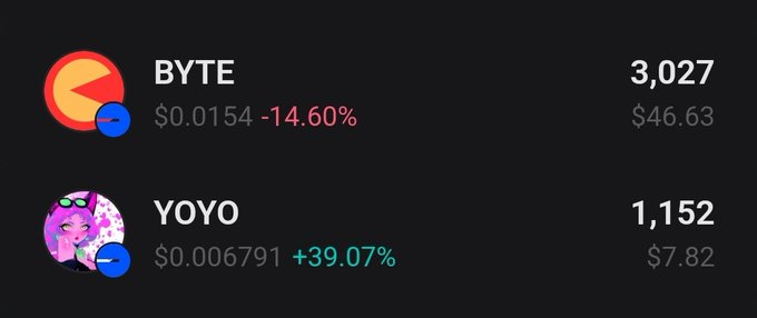 Many people that have #base tokens got free Airdrops 

#AIAgents Check your wallet right now  

I got free cash 💸 $Byte Airdrops $Yoyo