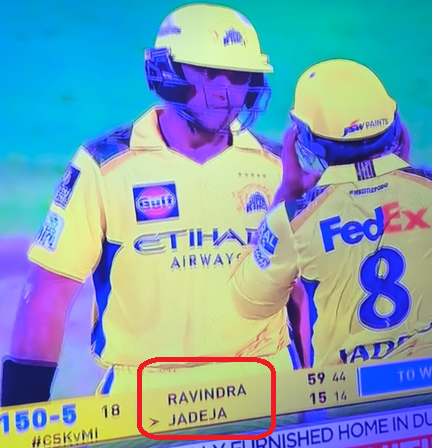 sabharim's tweet photo. @GamingCps @IPL @ChennaiIPL Ravindra Jadeja https://t.co/NkXs4pxW3h