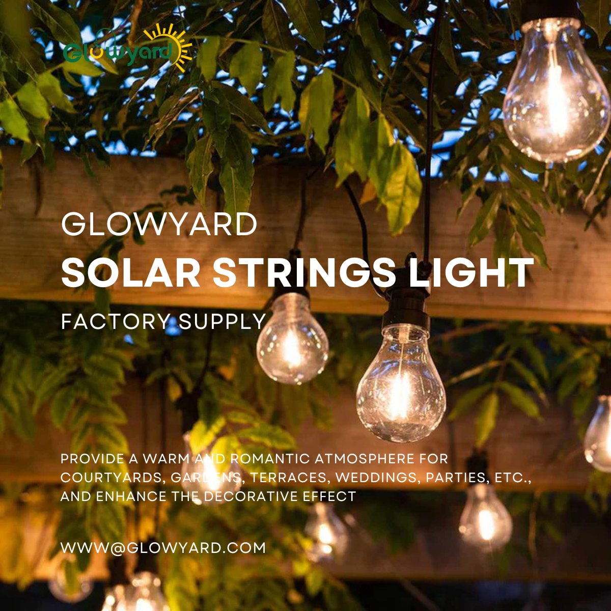 soumehome2024's tweet image. ✨Glowyard solar string lights
Provide a warm and romantic atmosphere for courtyards, gardens, terraces, weddings, parties, etc., and enhance the decorative effect
#SolarStringLights #OutdoorLighting #GardenDecor #wholesale