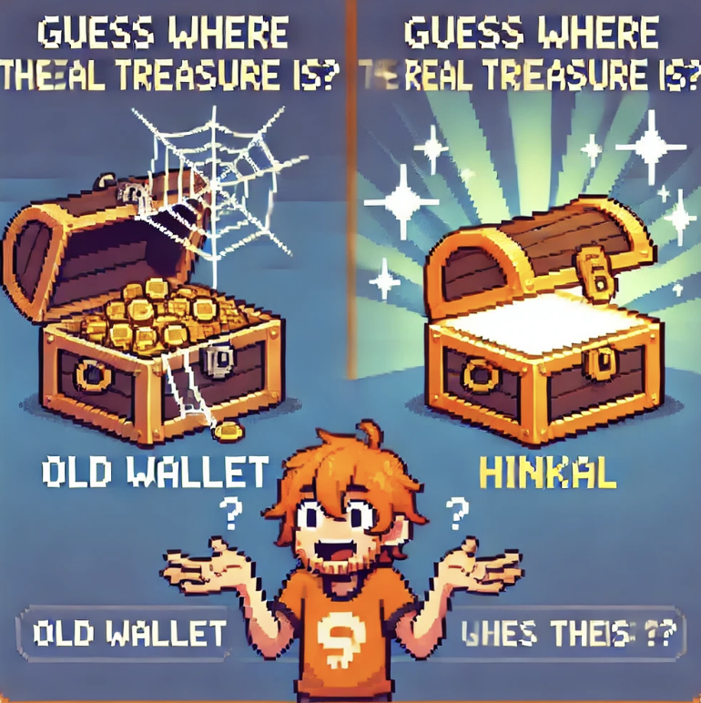 riskaica99's tweet photo. "Guess where the real treasure is?"
➡️ Hint: It's glowing, locked, and labeled Hinkal.
#Web3 #HinkalMeme #PrivacyTreasure https://t.co/TqfQt22Qfn