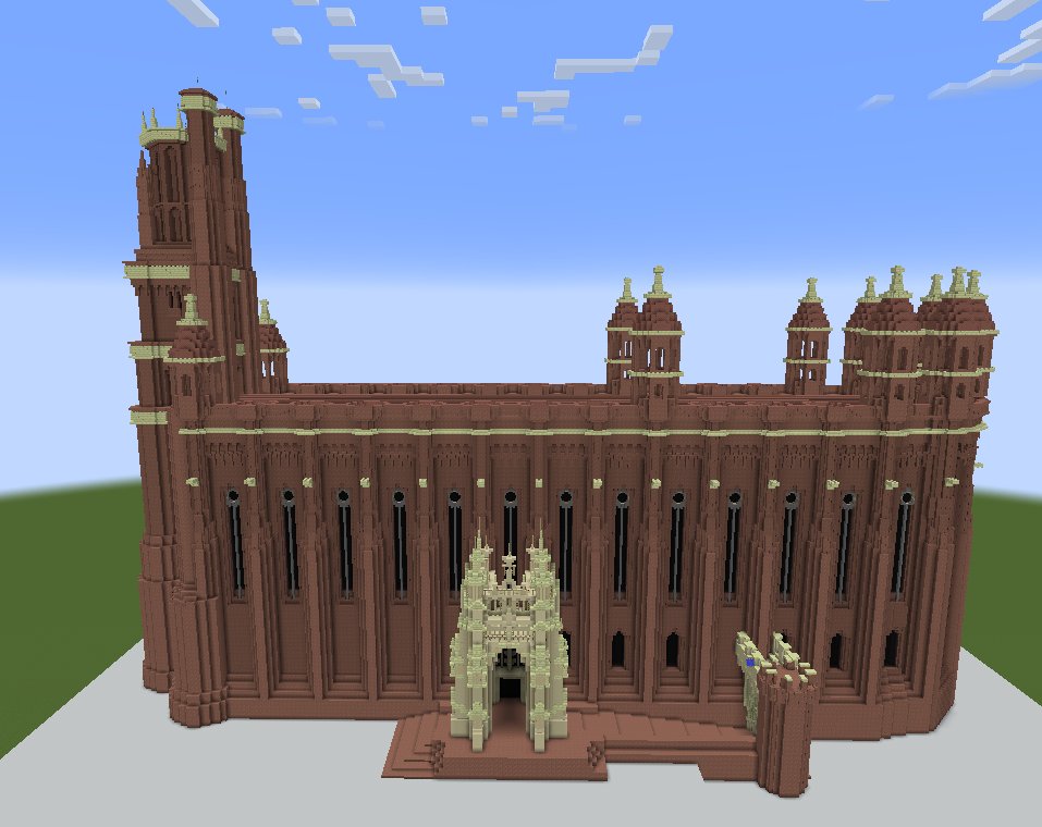 coe_des's tweet image. #Minecraftbuilds ,#minecraft建築コミュ ,#France
Cathedral of Albi (France)
