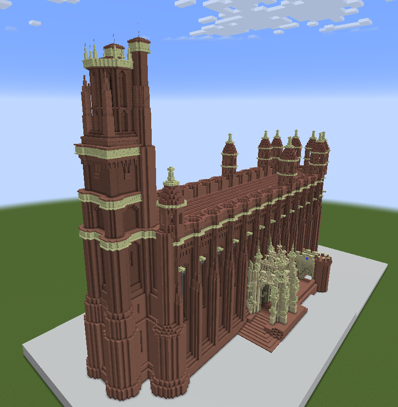 coe_des's tweet image. #Minecraftbuilds ,#minecraft建築コミュ ,#France
Cathedral of Albi (France)