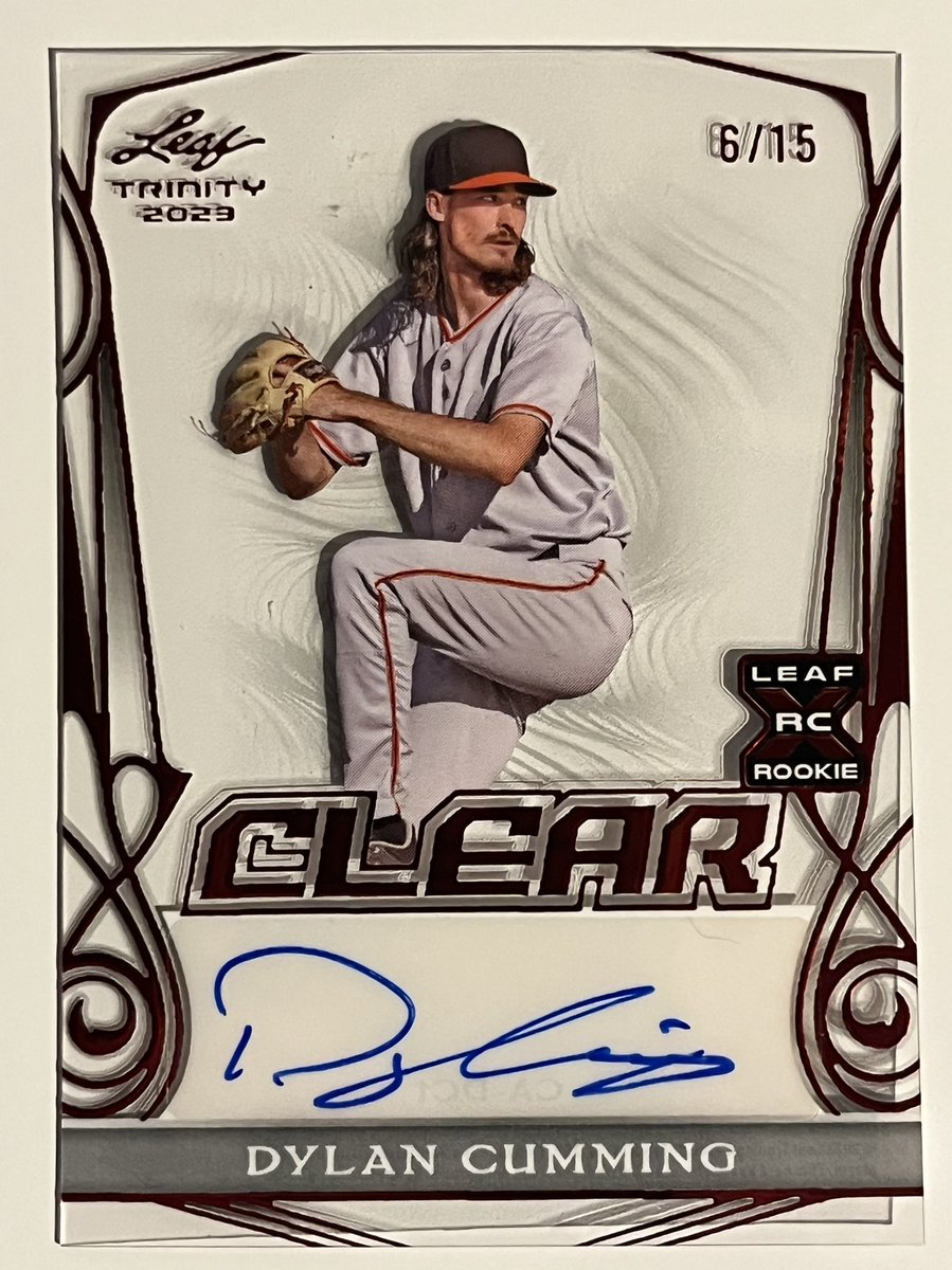 ScribSports's tweet photo. Looking forward to cheering on my son’s old teammate with @GB__Baseball, Dylan Cumming as he continues to work his way through the Giants’ farm system (last year was AA). Great guy with a great story, can’t wait to see where the next chapters take him!#RandomCardFromMyCollection https://t.co/qmzWeSXHvc