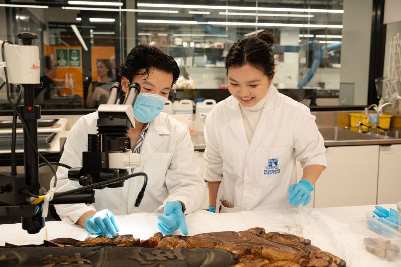 The Grimwade Centre for Cultural Materials Conservation is deeply  thankful to the Cripps Foundation for its transformational support to elevate the Grimwade Centre’s work to a research institute. Read more: go.unimelb.edu.au/m7xp
