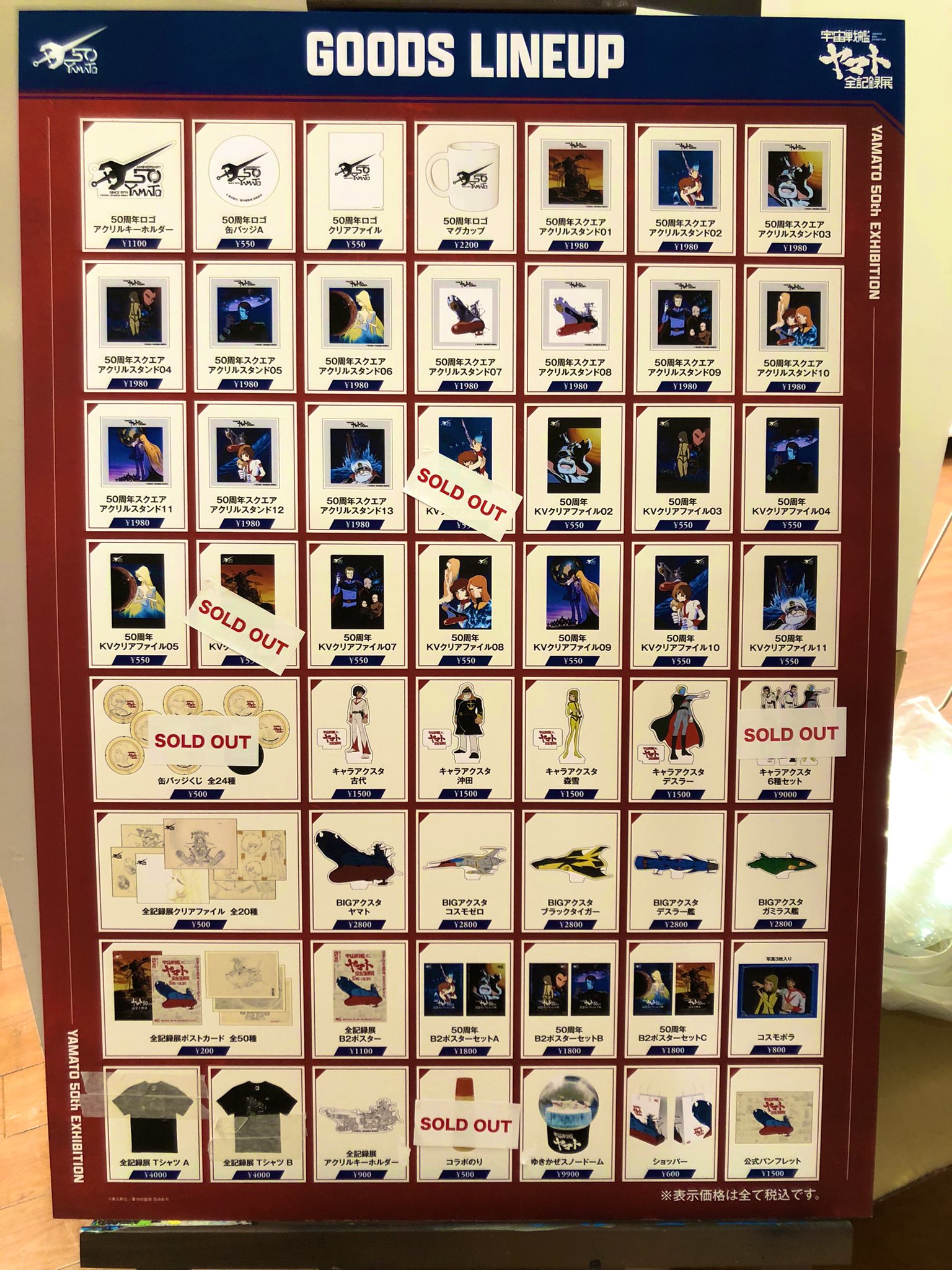 宇宙戦艦ヤマト　全記録展　缶バッジくじ　デスラー　シュルツ　ヒス 庵野秀明 企画・プロデュース/放送50周年記念 「宇宙戦艦ヤマト