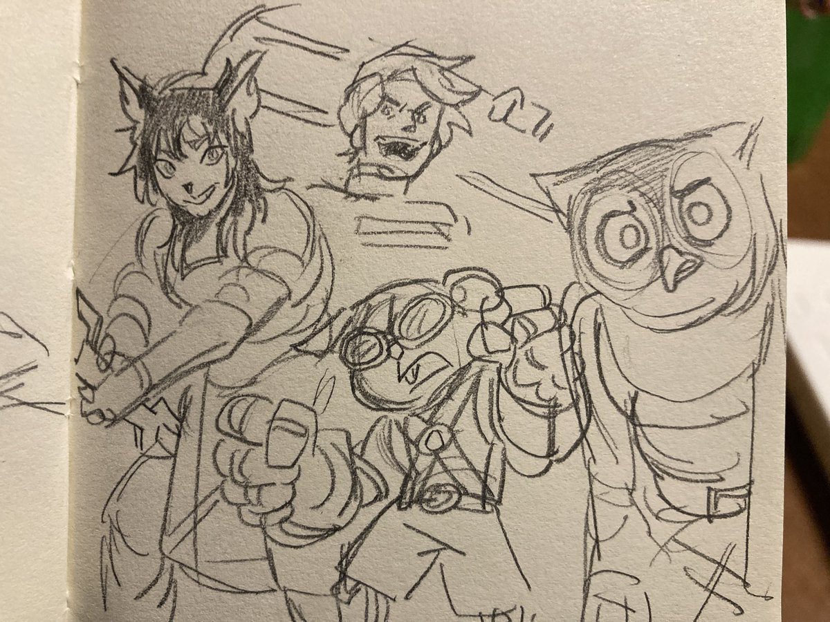 Mac_in_a_suit's tweet photo. THE GROUP!! Doodled while listening to the new ep #JRWI #jrwiwonderlust #jrwifanart https://t.co/Qsk6kYXCoY