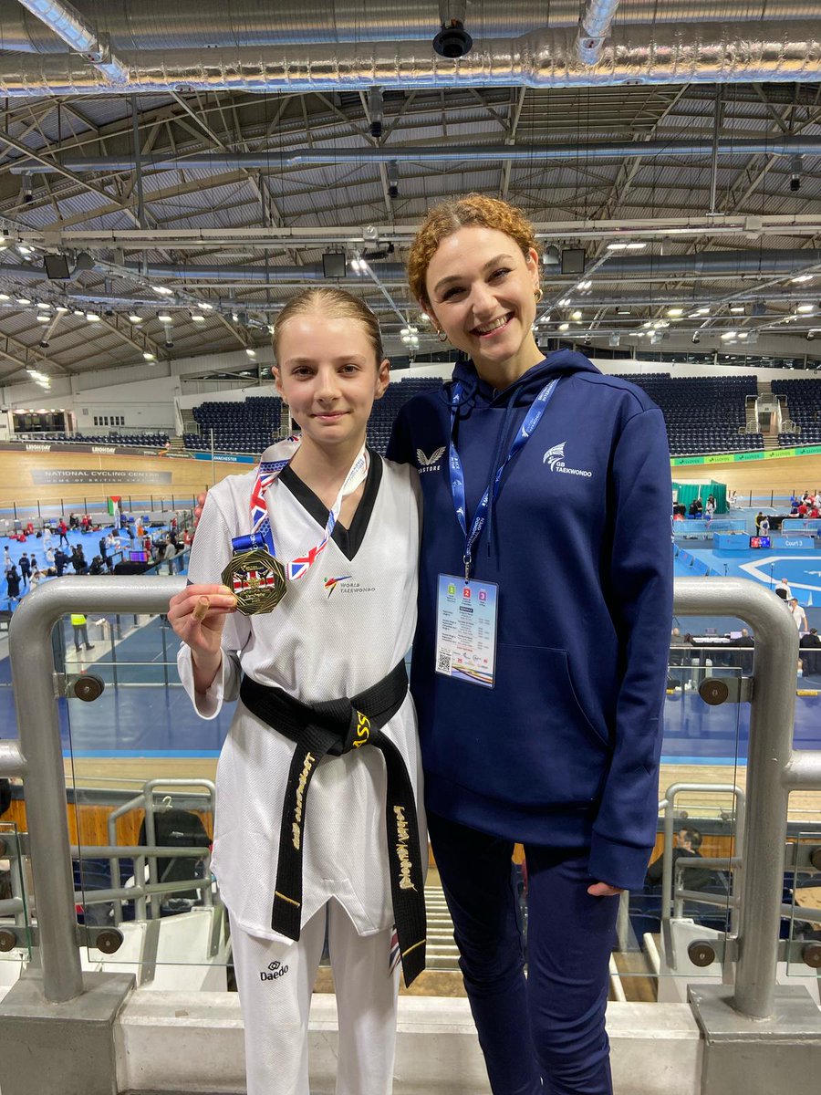 Many thanks to Maddison Moore for coaching both girls at the weekend.
Lily debuted in Seniors and won one and then lost her second fight. 

Gold for Poppy 🥇in Juniors 42kg. 
SportsAid GB Taekwondo
<a href="/TeamSportsAid/">SportsAid</a> <a href="/GBTaekwondo/">GB Taekwondo 🇬🇧</a>