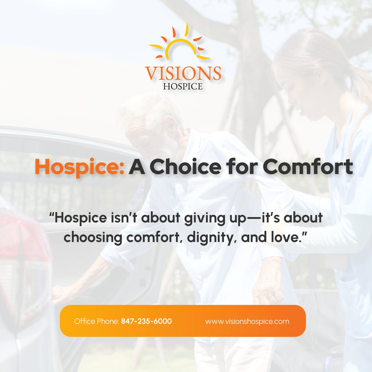 Visions_Hospice's tweet photo. Choosing hospice care is one of the most selfless decisions a family can make. It’s about making sure your loved one’s final days are filled with peace, comfort, and dignity. 💙

Read more: https://t.co/bBqKNAkp5N

#SchaumburgIL #HospiceCare #HospiceSupport #EndOfLifeCare https://t.co/Ww79P4sjxW