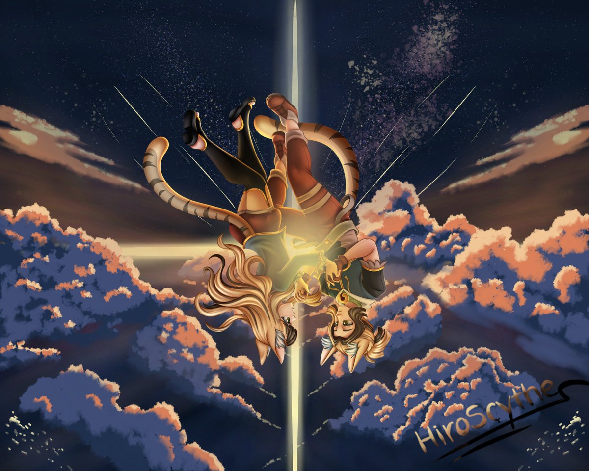 Characters drawn by <a href="/sabribee/">SabriBee</a> 
Background study/try By me ywy
Thank you Sabrii!!