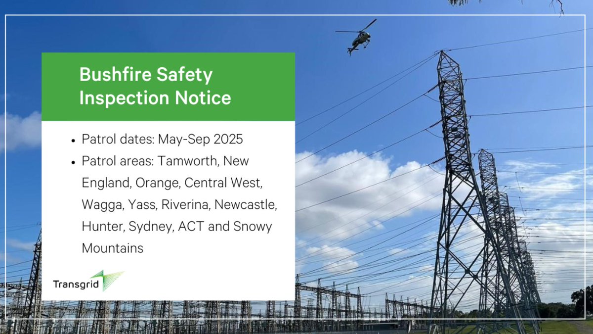 ⚡We're taking proactive steps to keep our people, network and local communities safe in the lead-up to summer. To learn more about our bushfire prevention efforts and inspection schedules, please visit: brnw.ch/21wRwuk
