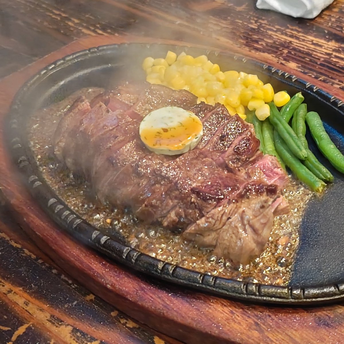 昨日の晩飯
はらみステーーーキ！！

肉はやっぱりステーキやな

#ステーキ