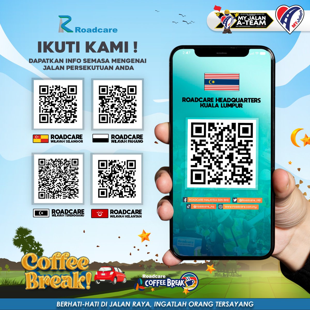 ☕🔥 COFFEE BREAK KEMBALI DI GUA MUSANG! 🚗💨  

Hai #TeamGuaMusang! Tengah on the way balik kampung? 🏡✨ Jauh perjalanan, mata dah layu, perut mula rasa kosong? Jangan risau! Kami belanja kopi PERCUMA untuk bagi korang tenaga semula! 💪☕  

📍 Lokasi: Petron Hentian Gua Musang