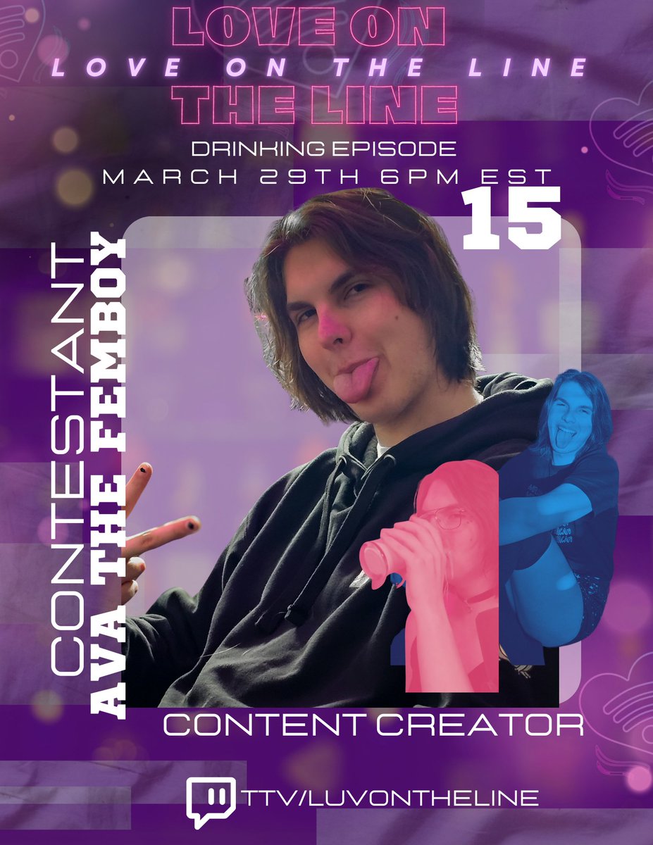 oldie but a goodie! <a href="/ava_the_femboy/">Ava the Femboy</a> is another familiar face we are EXCITED to have back. Cant wait to see what they mix up for us on March 29th at 6pm EST