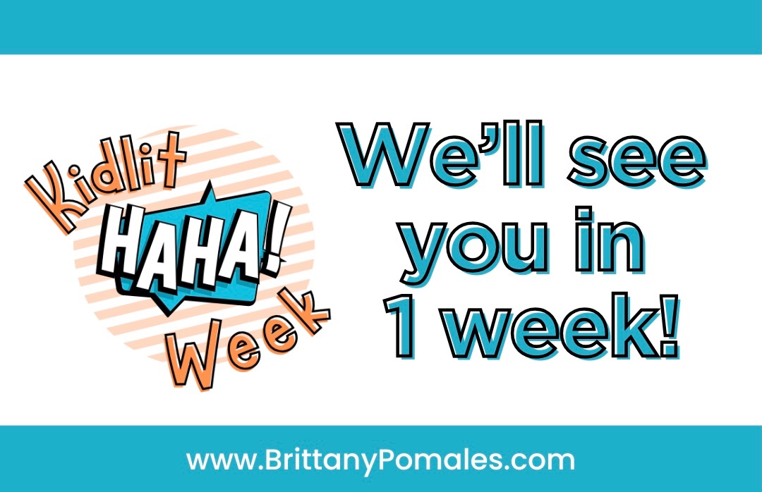 We’re not fooling…

Kidlit Haha Week kicks off one week from today. See you on the first!