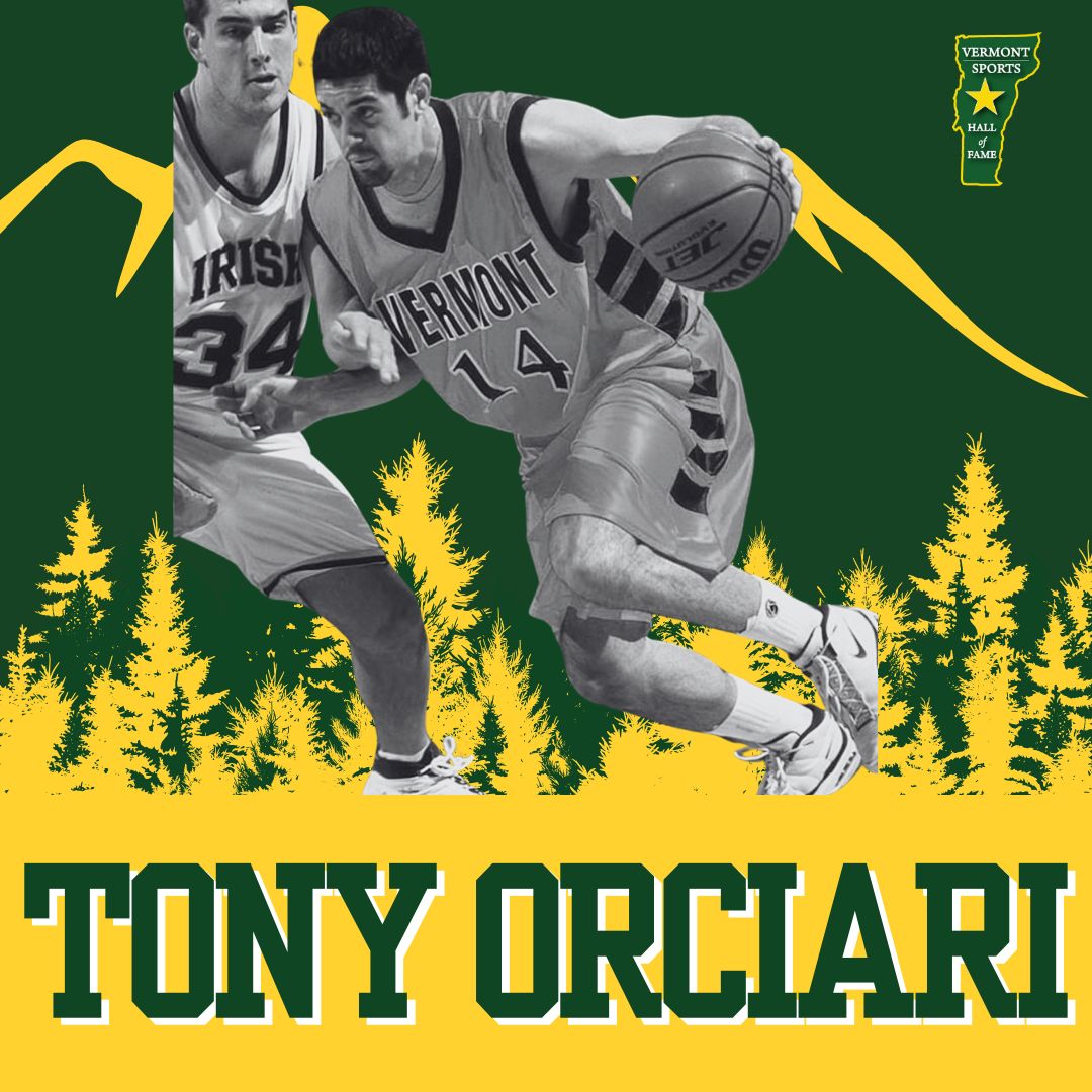 🏅 Celebrating the Vermont Sports Hall of Fame Class of 2025! 🏅

Tony Orciari, a legend at St. Johnsbury &amp; UVM, scored 1,700+ points at both levels, won 2x Mr. Basketball, and set UVM’s 3PT record with 305 makes.

🎟 Celebrate his legacy at the VTSHOF Dinner on April 26!