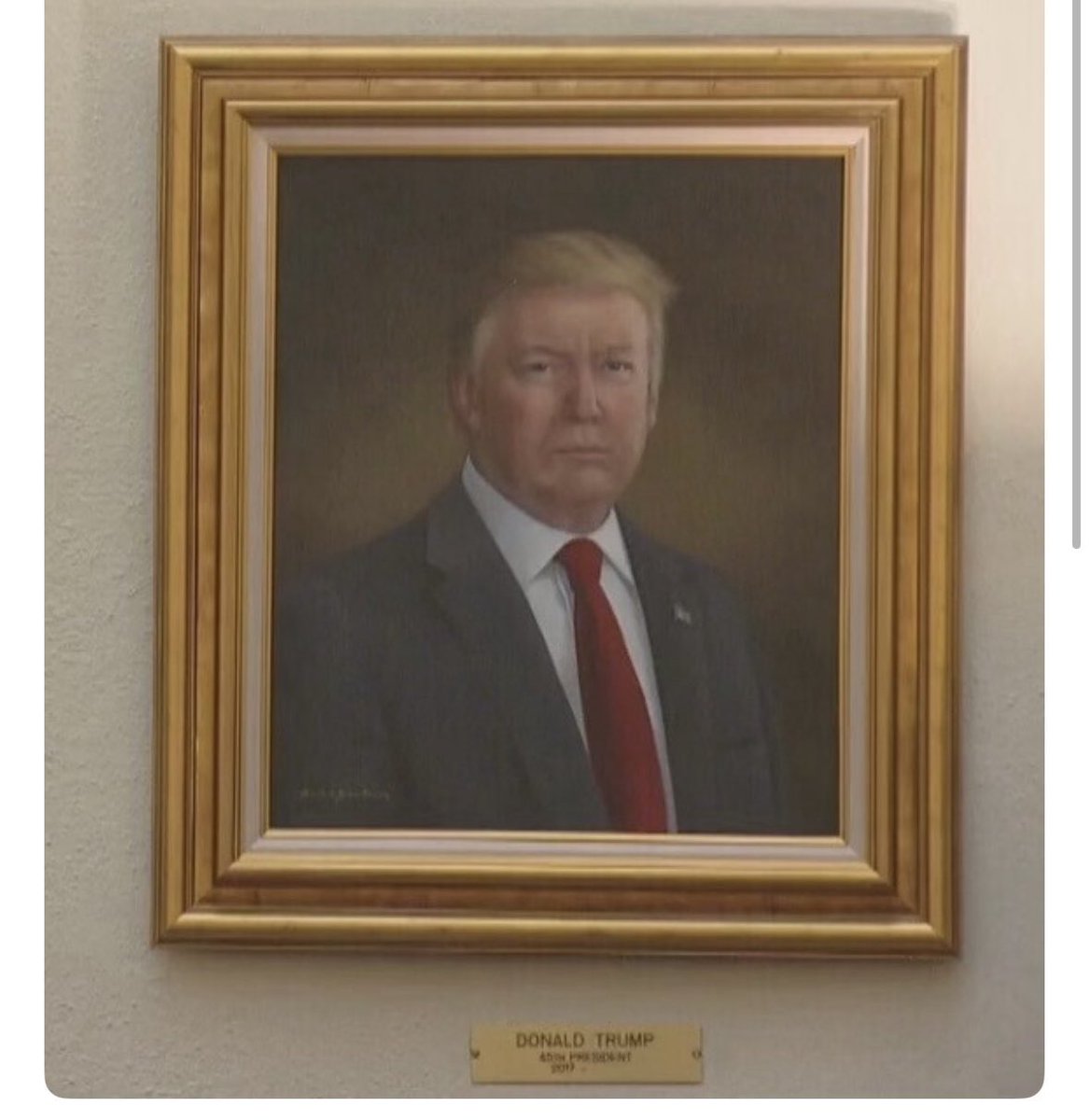 BREAKING: This portrait of Donald Trump in Colorado’s capitol building just set Trump off on a tirade on Truth Social. Trump would HATE it if this photo went viral.
