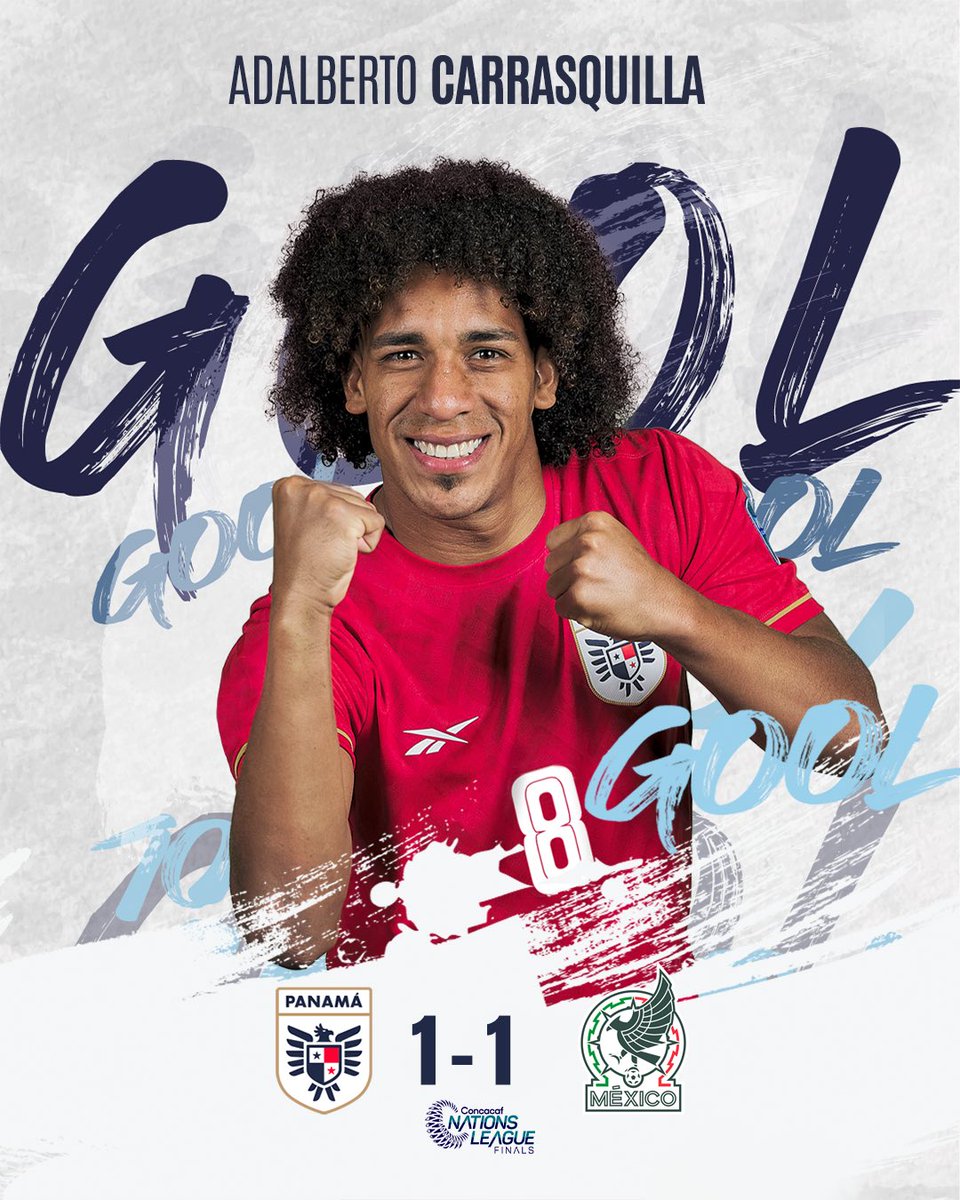 fepafut's tweet image. ⌚️Minuto 45’

¡GOOOOOOOOOOOOOOOOOOOOOOOOOOOOOOOL DE PANAMÁÁÁ🇵🇦🇵🇦🇵🇦🇵🇦🇵🇦🇵🇦🇵🇦🇵🇦🇵🇦!

Adalberto Carrasquilla desde el punto penal anota el empate para los nuestros. ¡VAMOOOOOOS 🔥!

🇵🇦 1-1 🇲🇽
⚽️ Carrasquilla

🏟️ @SoFiStadium 
📺 @deportes_rpc y @tvmaxdeportes 

#MásPanameñosQueNunca🇵🇦