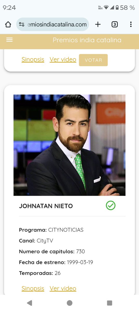 Definitivamente el mejor presentador de noticias <a href="/jnietoblanco/">Johnatan Nieto B.</a> , en el mejor canal, <a href="/CityNoticiasTv/">CityNoticias</a> ...a votar por el 👇
convocatorias.premiosindiacatalina.com/publico-genera…