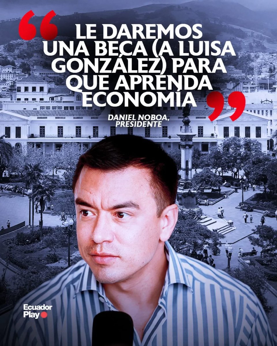 JAVIERPONTON7's tweet photo. LUISA VA GANANDO, PERO VA GANANDO UNA BECA PARA APRENDER ECONOMÍA #EleccionesEcuador2025 #DebatePresidencial https://t.co/OozmwbEqiI