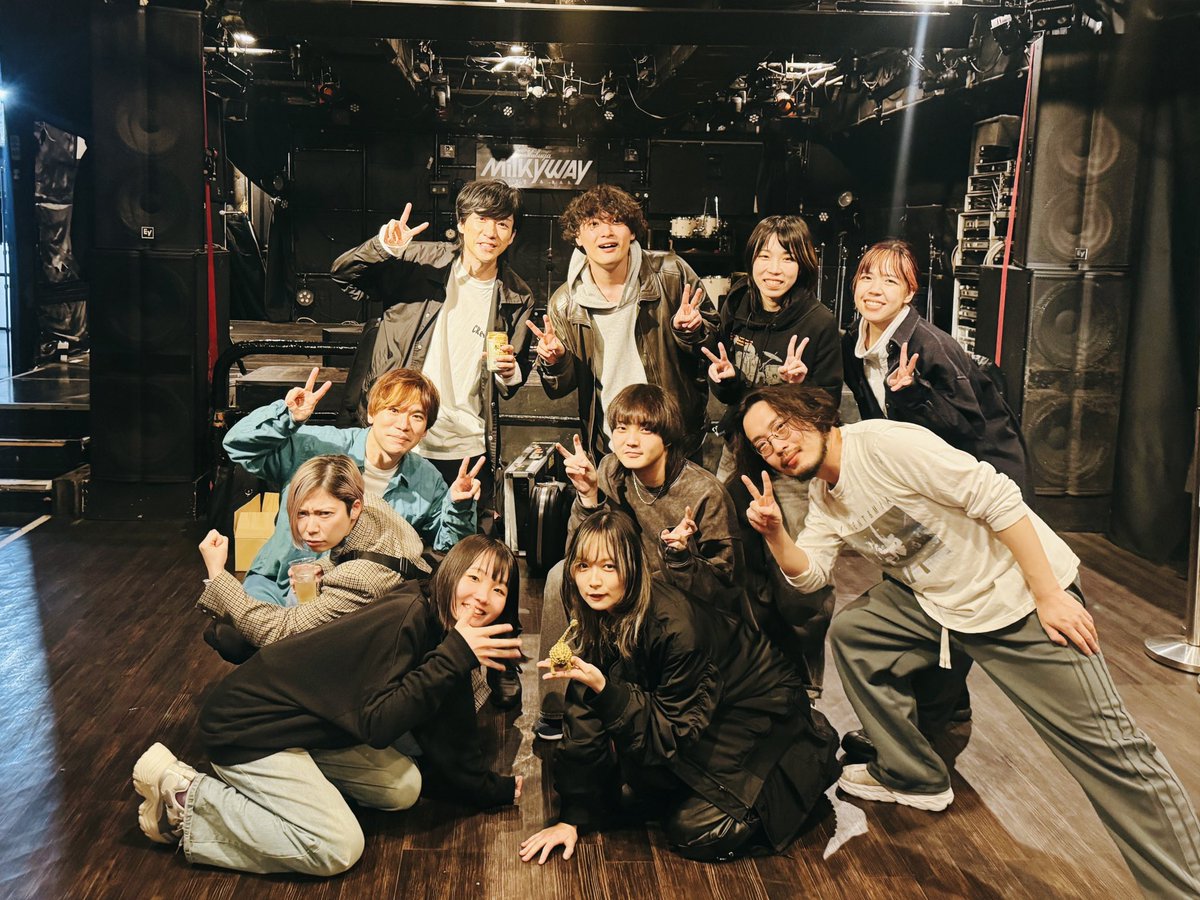 NELKEとの2マン。渋谷MILKYWAYありがとうございました！！良い出会いでありました。