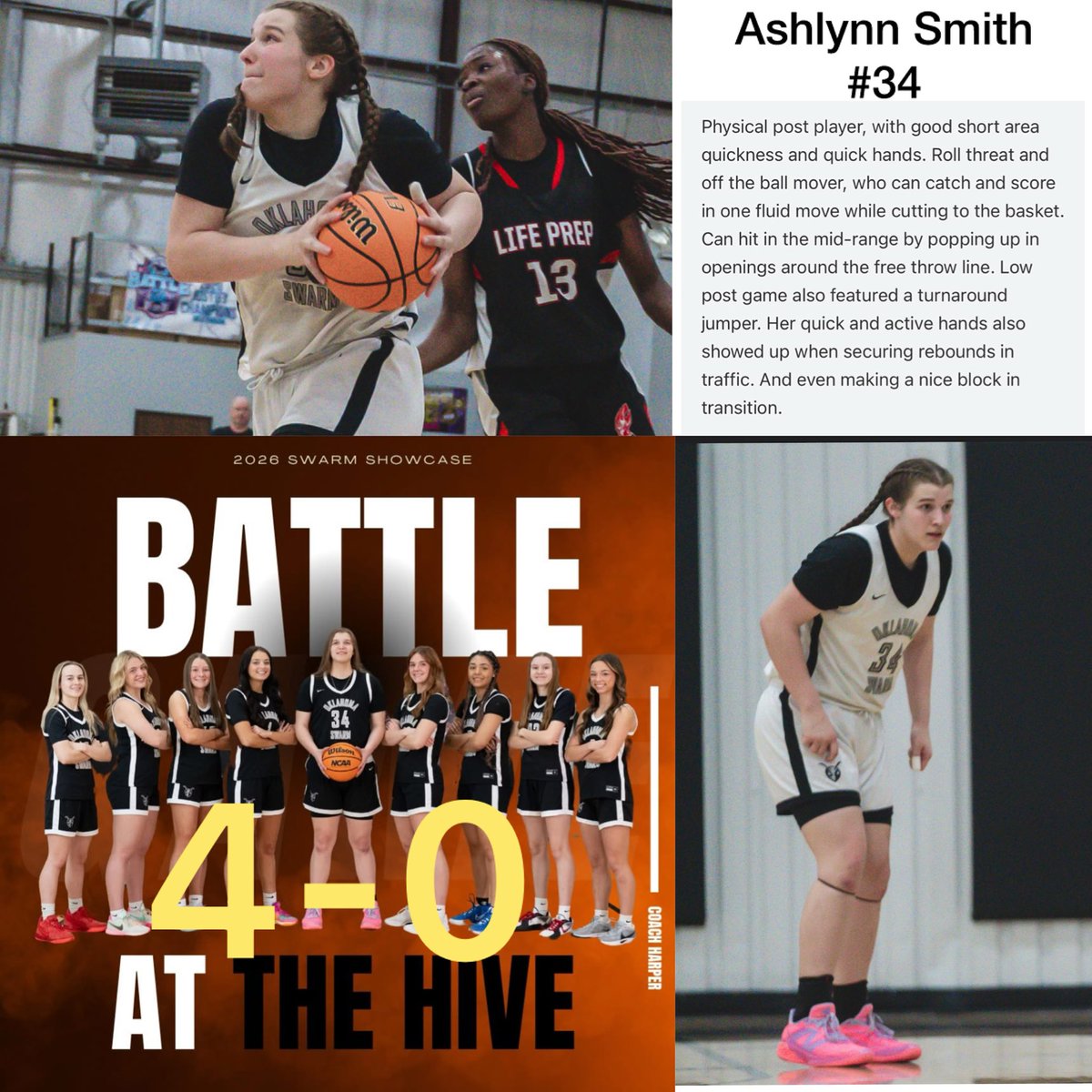 Ashlynn Smith (@ashjeriah34) on Twitter photo Had a great first tournament of the 2025 AAU season! Next tournament is Border War, April 11-13 in Arkansas. Appreciate the write up <a href="/PGHOklahoma/">Prep Girls Hoops Oklahoma</a>.
<a href="/2026_swarm/">Oklahoma Swarm 2026</a> <a href="/ChickashaGBB/">Chickasha Girls Basketball</a> <a href="/lmgibson12/">Matt Gibson</a> Had a great first tournament of the 2025 AAU season! Next tournament is Border War, April 11-13 in Arkansas. Appreciate the write up <a href="/PGHOklahoma/">Prep Girls Hoops Oklahoma</a>.
<a href="/2026_swarm/">Oklahoma Swarm 2026</a> <a href="/ChickashaGBB/">Chickasha Girls Basketball</a> <a href="/lmgibson12/">Matt Gibson</a>