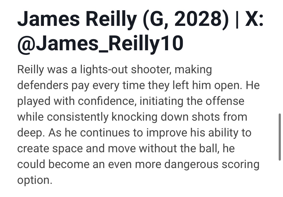 James_Reilly10's tweet image. Write up‼️@GCHS_BoysHoops @GCSharkInsider @SouthFLSelect