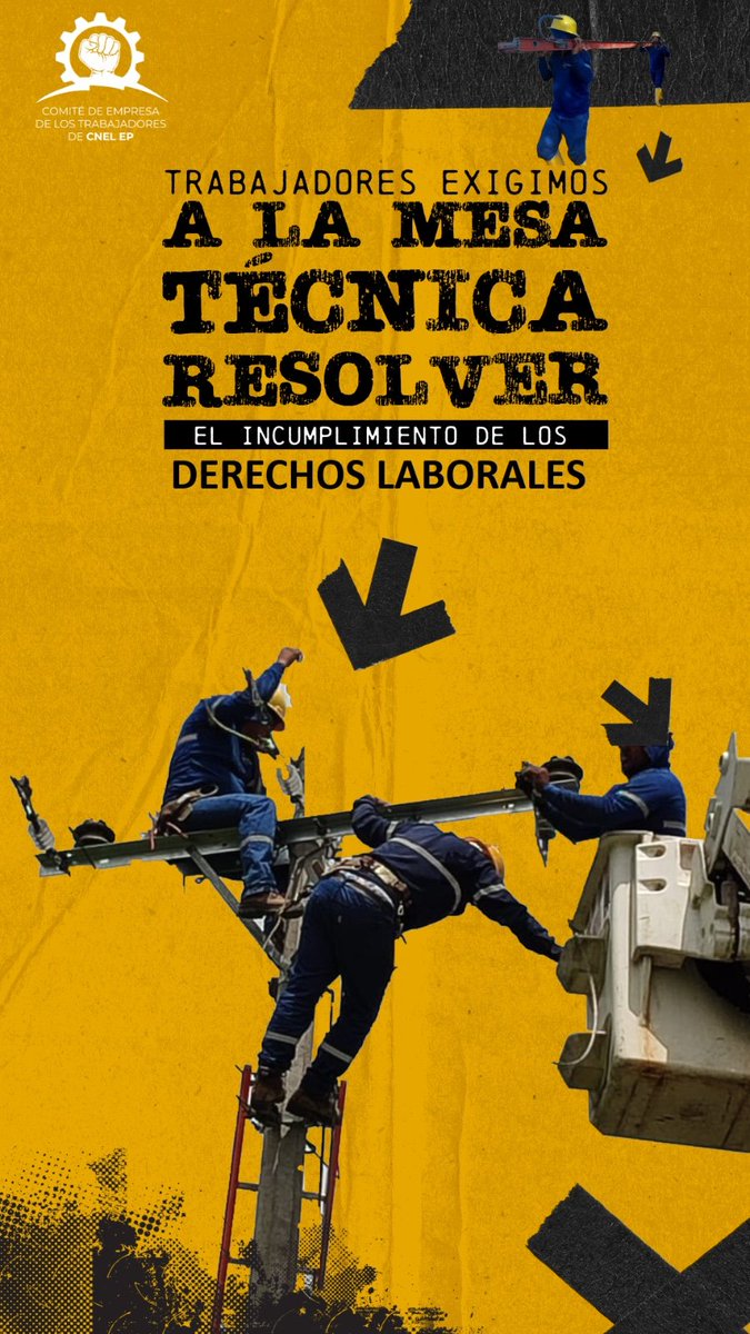 MBanchon5's tweet photo. @inesmanzano Necesitamos su ayuda para los trabajadores de CNEL EP que estamos sin sueldo..

#TrabajoSinSueldo #HonradosNoDorados #UnidosMasQueNunca #DebatePresidencial2025
@AsambleaEcuador @OITAndina @CIDH @inesmanzano @Presidencia_Ec https://t.co/GPOHPaNdHq