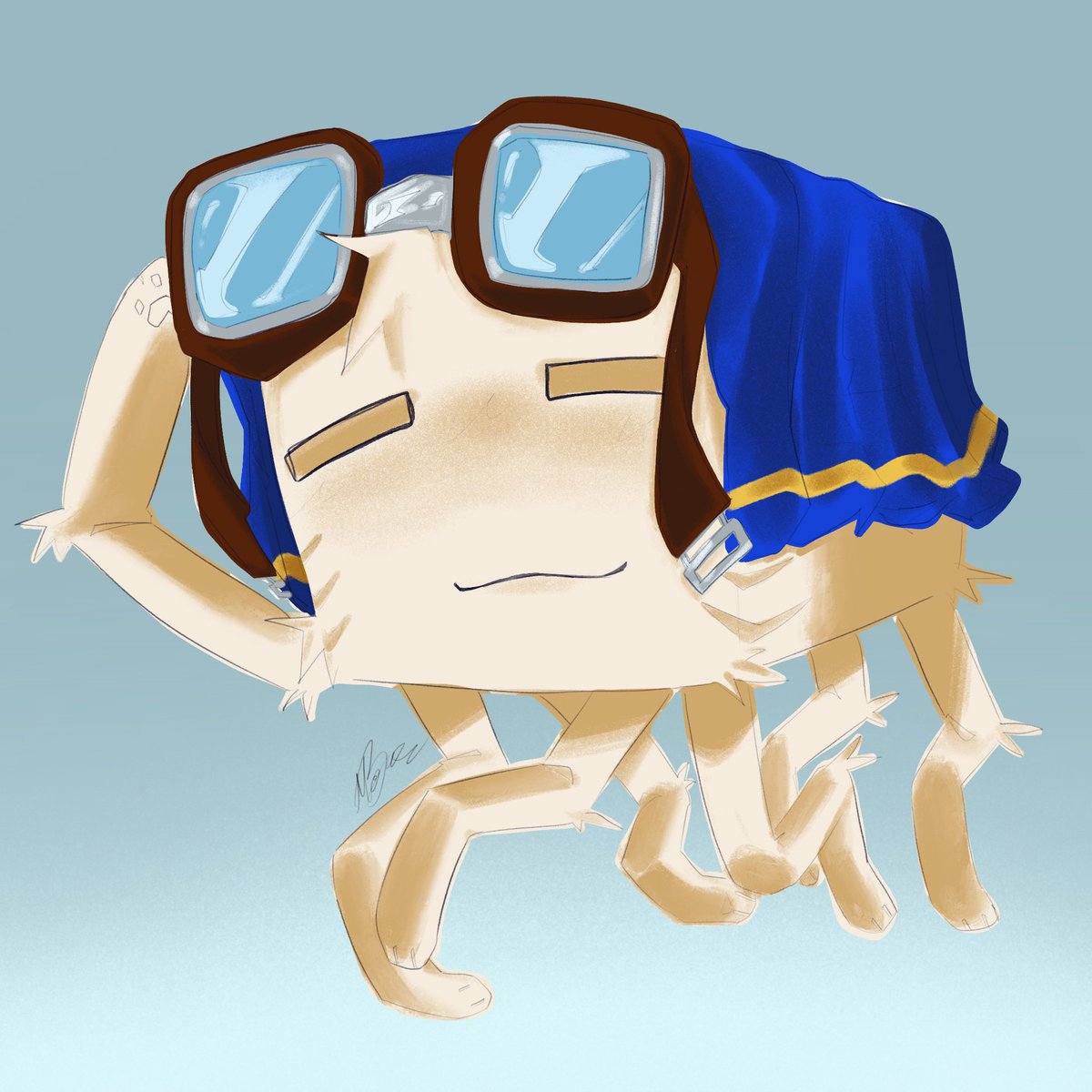 Meowbiit's tweet photo. That silly ghast with his stupid goggles or whatever #Minecraft https://t.co/ynZ4rScsNB