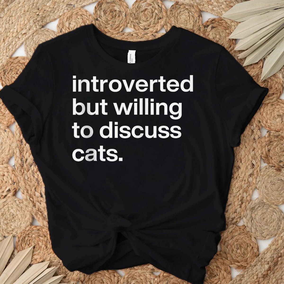 bunkerdonshop's tweet photo. Introverted but willing to discuss cats for cat lovers funny Shirt

https://t.co/DOFKlDkmeF

#Bunkerdonshop #CatLovers #FunnyCatShirt #IntrovertHumor #CatPeople #CatLife #MeowMood #PetLovers #CatObsessed #CatTalkOnly #FelineFans #CatOwnerLife https://t.co/wGuvvEOc9e