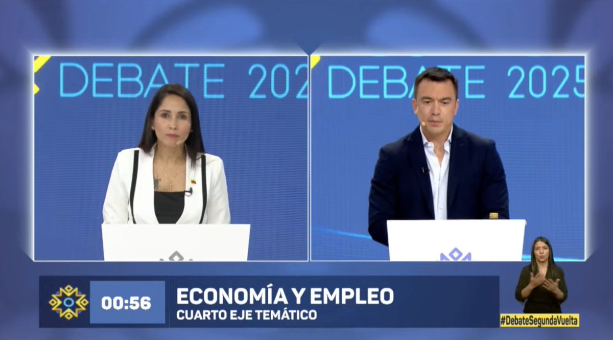"No puede haber reactivación si vacunan a los negocios, si nuestros niños se mueren, si es el inicio del año más violento, si hay corrupción cuando se beneficia a su familia", Luisa Gonzalez.
#DebatePresidencial #EcuadorDebate