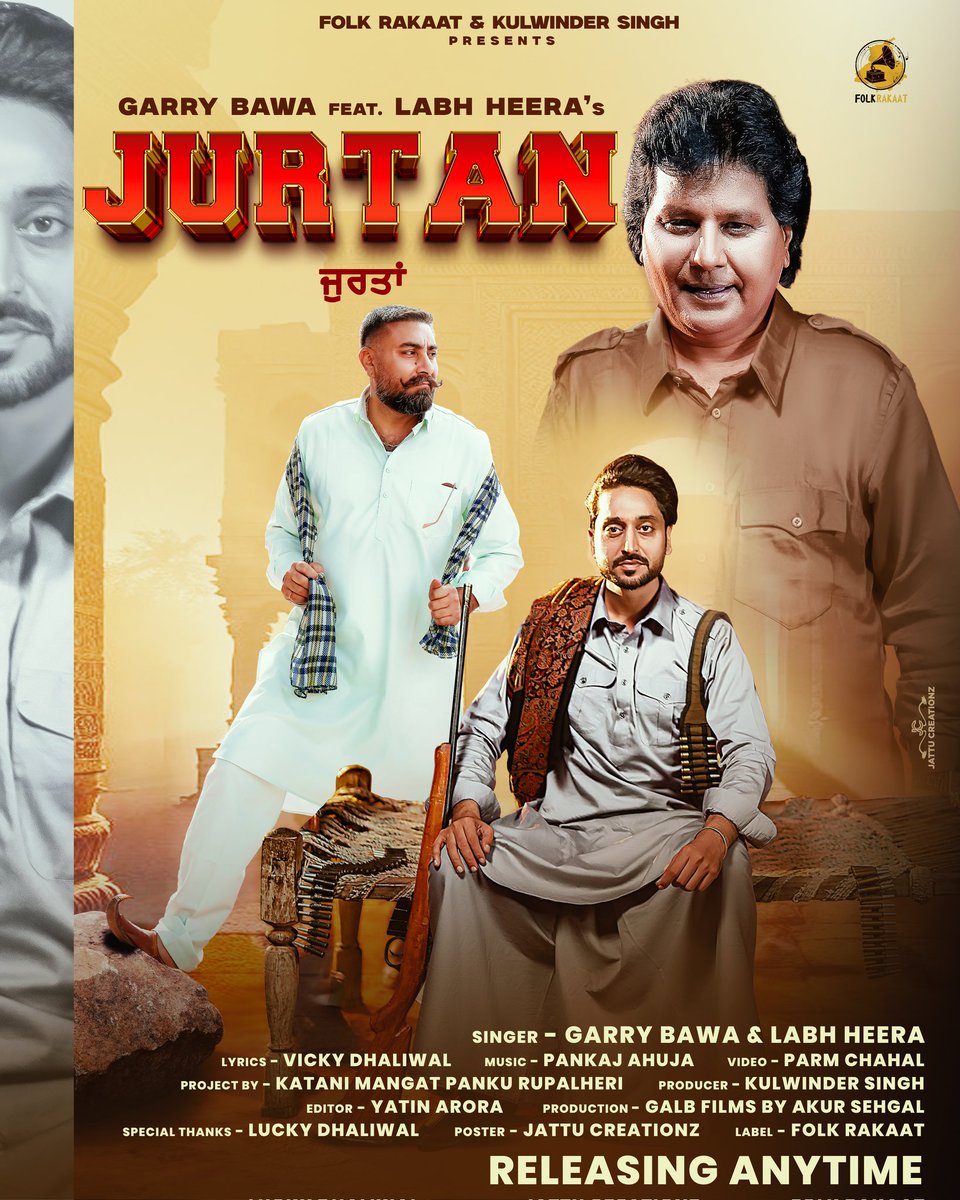 HeeraLabh's tweet image. Sat Shri Akal Good Morning ji 🙏 🙏 
Coming Soon Me With Garry Bawa 
Jurtan

#love #instagood #instagram #like #photography #photooftheday #follow #fashion #beautiful #art #happy #picoftheday #cute #life #bhfyp #nature #style #instadaily #beauty #music #likeforlikes #smile #trava