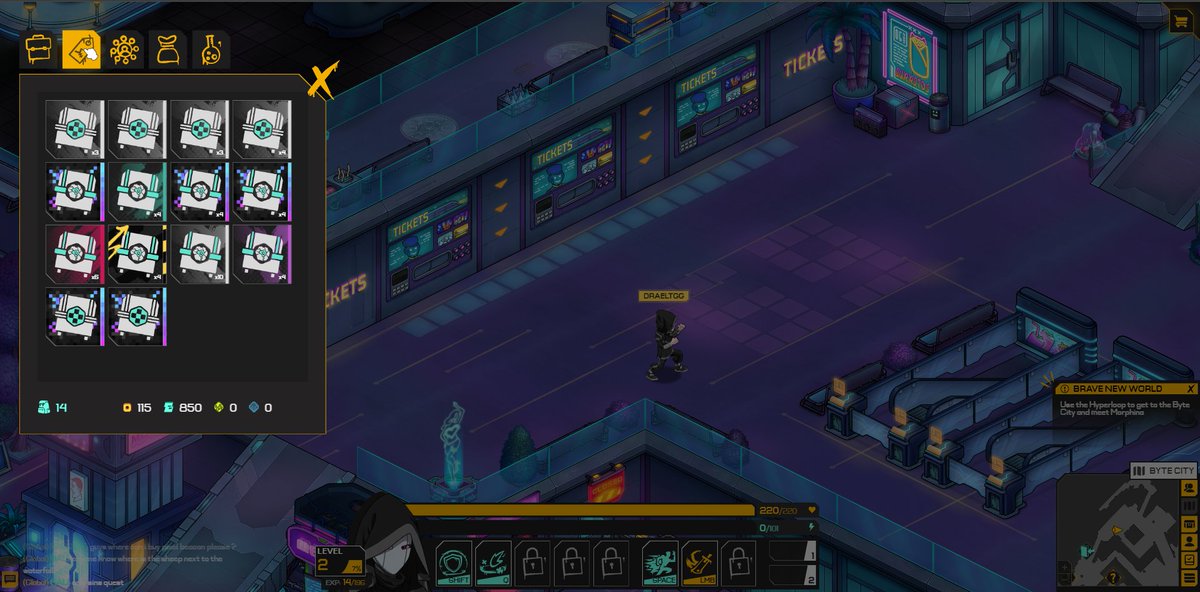 draeltv's tweet image. ✳️The 77-bit Beta is open and already available on Abstract✳️

You can now farm your in-game Bytes in 77-bit. If you’re out of the loop, come with me, and I’ll explain how it works👇