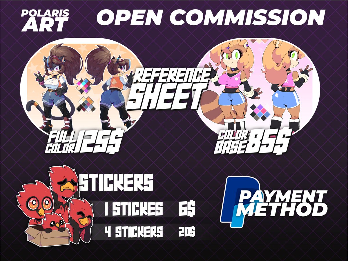 ⭐️OPEN COMMISION⭐️

 thank you very much those people who have commissioned me, here a new design of the reference sheet ^^

 #commissionsopen #Commission #opencommission #commissionprices #commissionopen #commissionart #nsfw #nsfwart #nsfwartwork #furryartwork #mobian #human