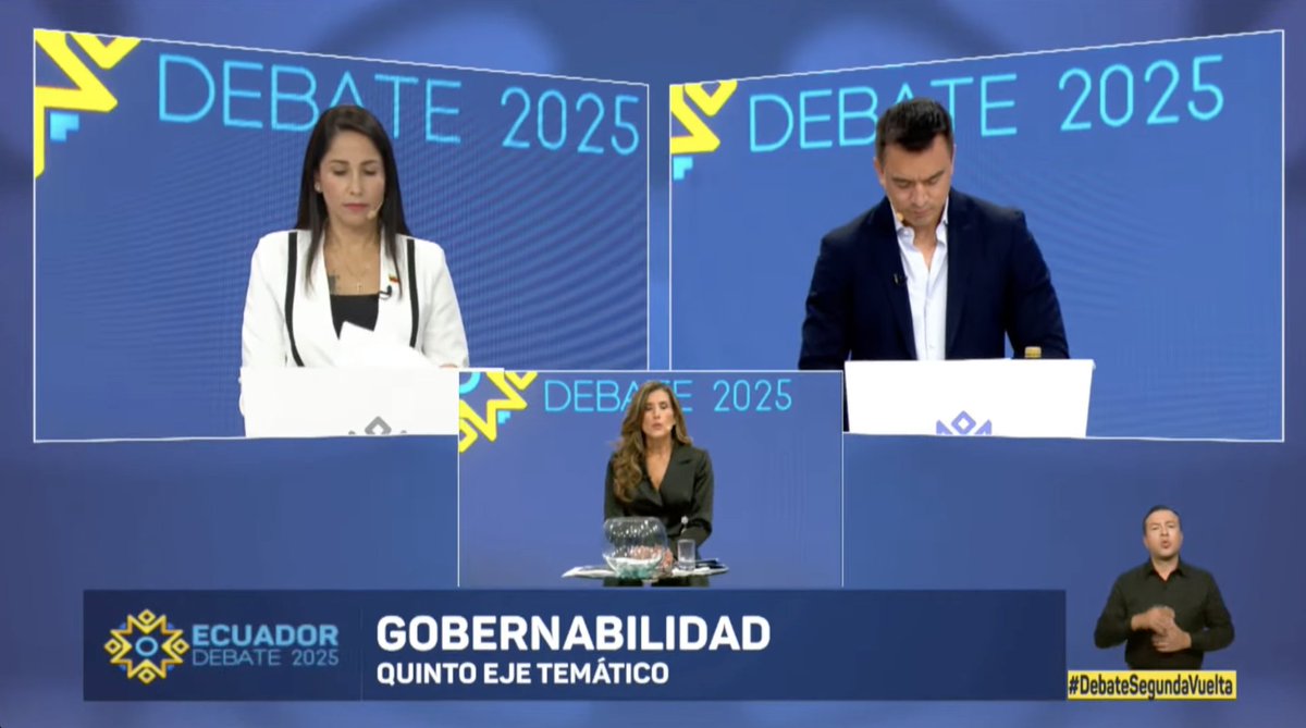 "Quien permitió el ingreso irregular de venezolanos a #Ecuador a través del Decreto 370, fuiste tú, Daniel Noboa" increpa Luisa González.
#EcuadorDebate #DebateSegundaVuelta